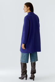 Oui Mayson Coat Blue Ribbon