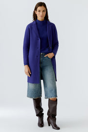 Oui Mayson Coat Blue Ribbon