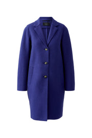 Oui Mayson Coat Blue Ribbon
