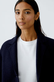 Oui Mayson Wool Coat Navy