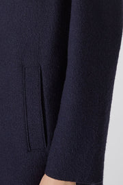 Oui Mayson Wool Coat Navy