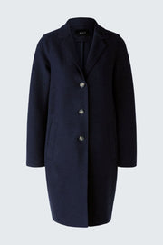 Oui Mayson Wool Coat Navy