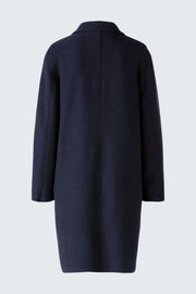 Oui Mayson Wool Coat Navy