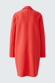 Oui Mayson Wool Coat Neon Pink