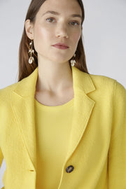 Oui Mayson Wool Coat Yellow