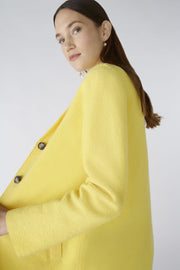 Oui Mayson Wool Coat Yellow