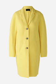 Oui Mayson Wool Coat Yellow