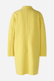 Oui Mayson Wool Coat Yellow