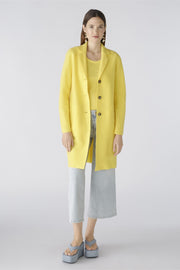 Oui Mayson Wool Coat Yellow