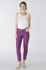 Baxtor Cropped Jeggings Grape