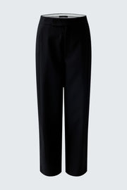 Oui Pleated Trousers Black