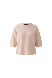 Oui Knit Jumper Sepia Rose