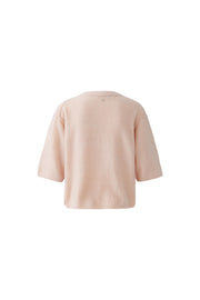 Oui Knit Jumper Sepia Rose