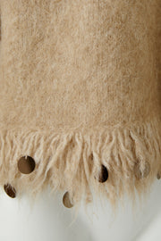 Oui Knit Jumper Beige Melange