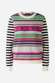 Oui Knit Sweater Multi-colour