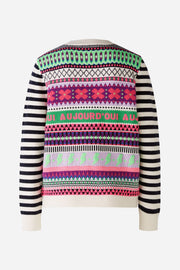 Oui Knit Sweater Multi-colour