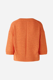 Oui Knitted Sweater Orange