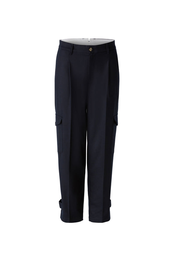 Oui Cargo Trousers Navy