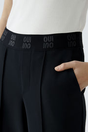 Oui Trousers Black