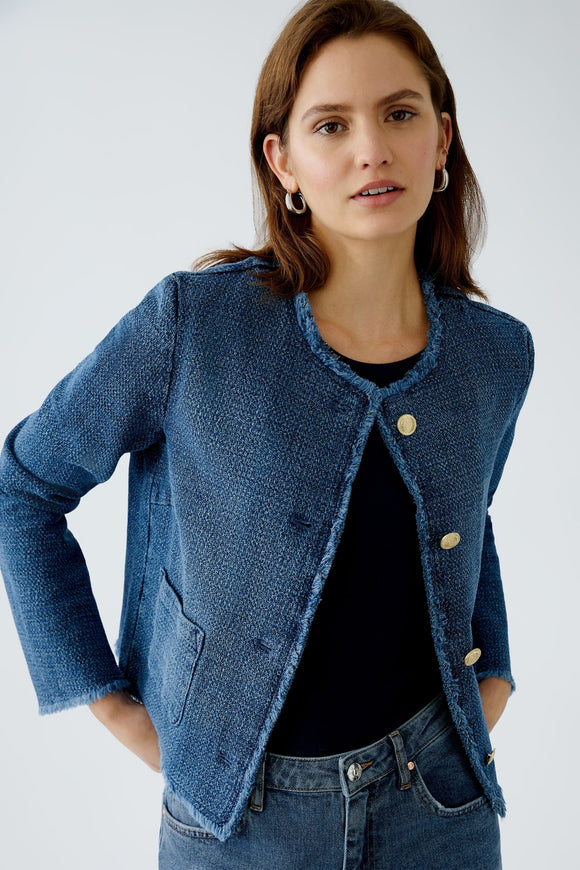 Oui Jacket Blue Denim