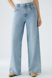 Oui High Rise Blue Denim Jeans