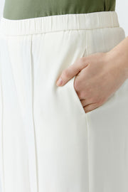 Oui Slip-On Trousers Champagne