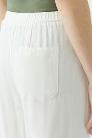 Oui Slip-On Trousers Champagne