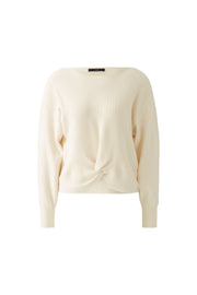 Oui Knit Jumper Off-white