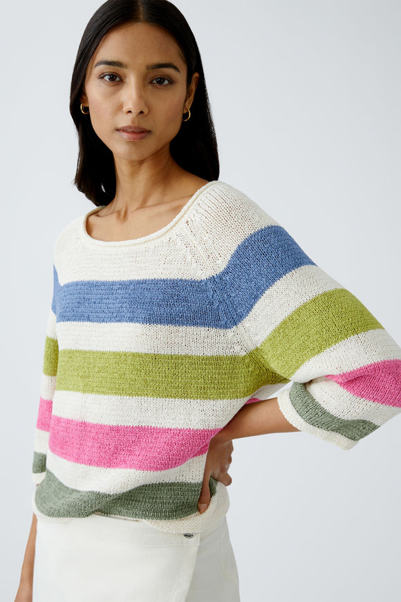 Oui Knit Striped Jumper