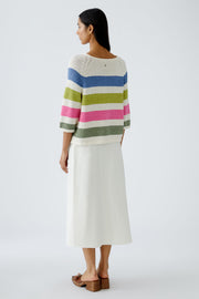 Oui Knit Striped Jumper