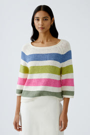 Oui Knit Striped Jumper
