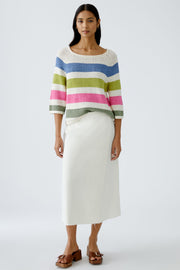 Oui Knit Striped Jumper