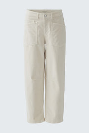 Oui Corduroy Trouser Off-white