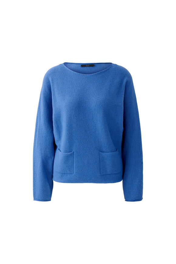 Oui Knit Jumper Blue