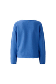 Oui Knit Jumper Blue