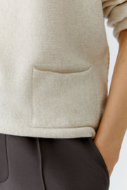 Oui Knit Jumper Blue