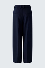 Oui Pleated Trousers Navy