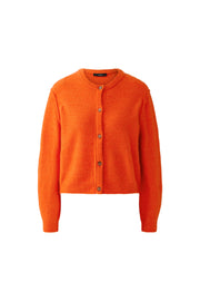 Oui Ilaya Knit Cardi Orange