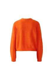 Oui Ilaya Knit Cardi Orange
