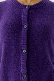 Oui Ilaya Knit Cardi Ultra Violet