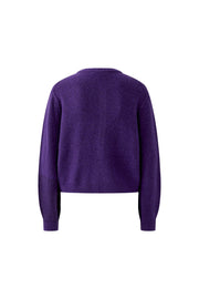 Oui Ilaya Knit Cardi Ultra Violet