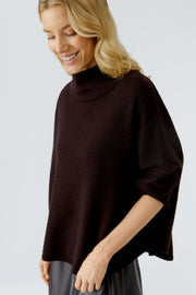Oui Knit High Neck Jumper Ganache