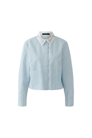 Oui Striped Blouse Blue/White