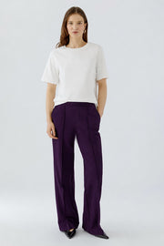 Oui Lacy Trousers Mysterioso