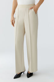 Oui Lacy Trousers Off-white