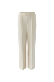 Oui Lacy Trousers Off-white