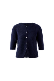 Oui Knit Cardigan Navy