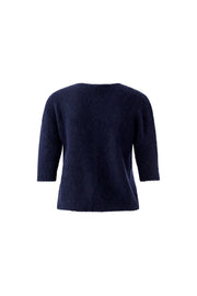 Oui Knit Cardigan Navy