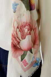 Oui Scarf Floral Print