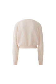 Oui Knit Cardigan Peach Whip